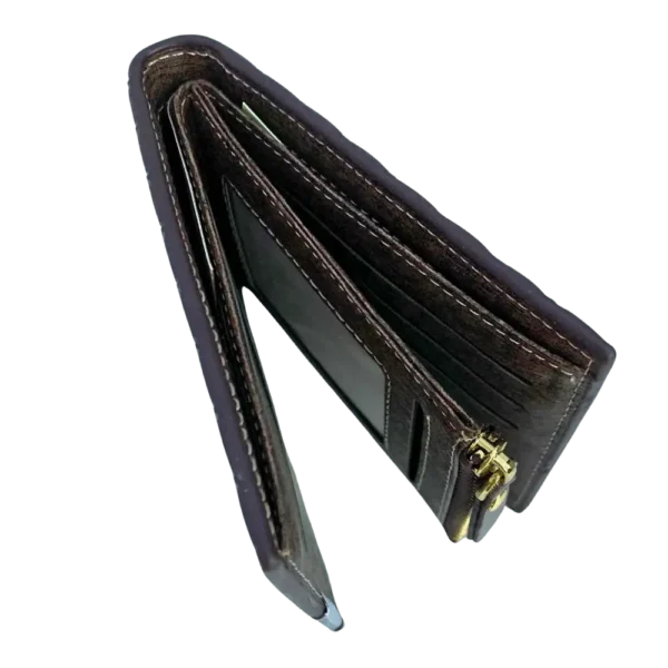 portfel od srodka z gory pikowany